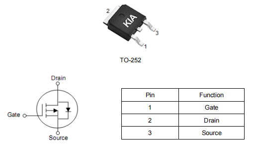 電機(jī)驅(qū)動mos管,KIA35P10AD場效應(yīng)管參數(shù),TO-252-KIA MOS管